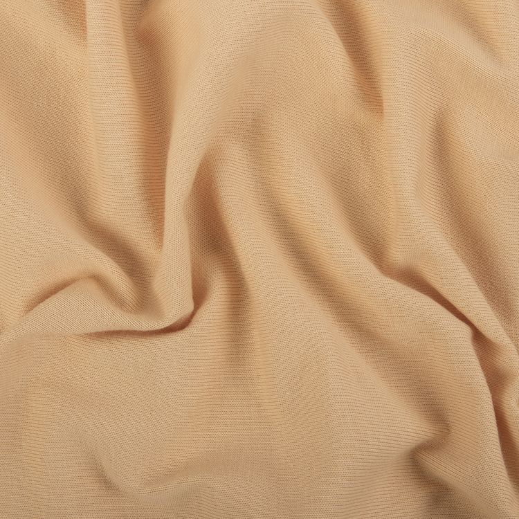 Трикотаж кукольный, 50x55 см, 225 г/м2, 100% хлопок, цвет: №06 бежевый, Peppy — картинка 3