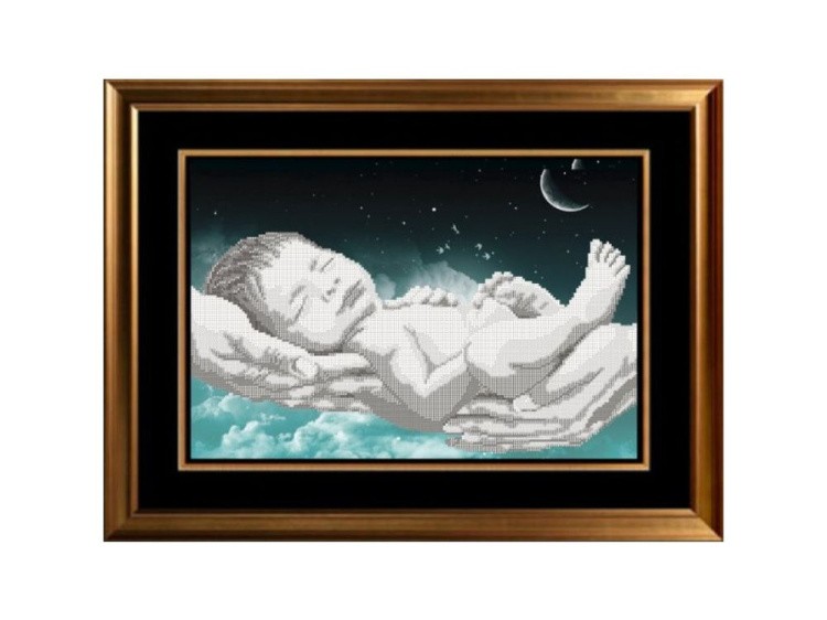 Рисунок на ткани «Рождение»