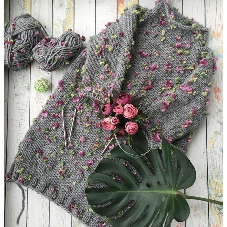 Пряжа ALIZE Flower (5302), фант 26, 5 шт. по 100 г — картинка 3