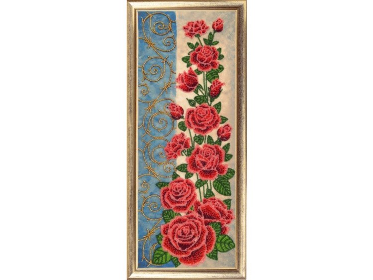 Набор для вышивания бисером «Панно с розами»