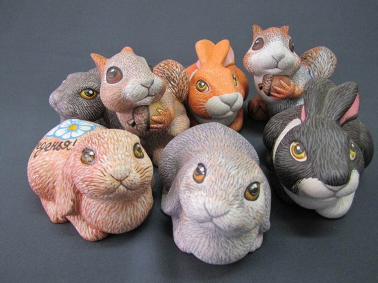 Фигурка для раскрашивания «Кролик вислоухий» — картинка 8