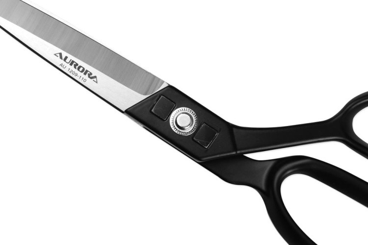 Ножницы профессиональные портновские, облегченные 28 см/4 мм /11&quot;, Aurora — картинка 4