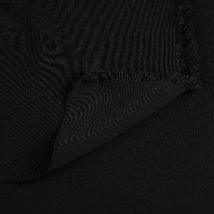 Ткань Креп, 3 м, ширина 150 см, цвет: 10 черный, TBY — картинка 4