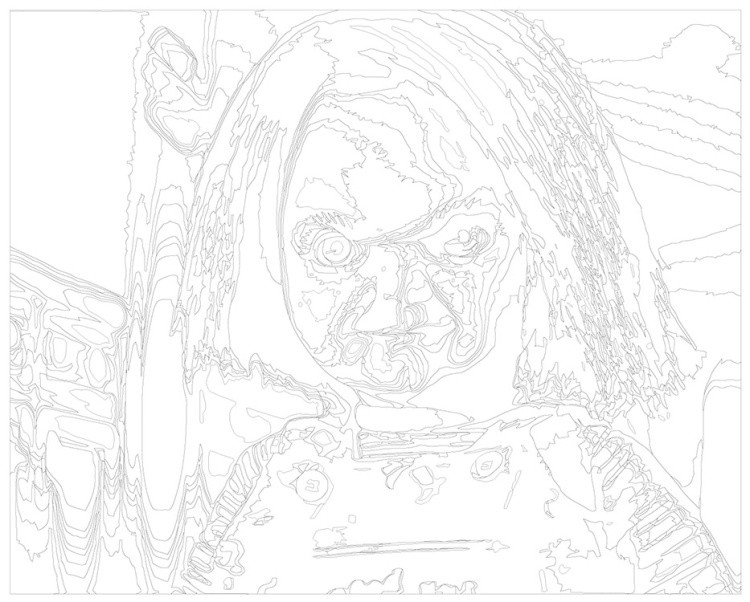 Картина по номерам «Страшная кукла Чаки 3» — картинка 3