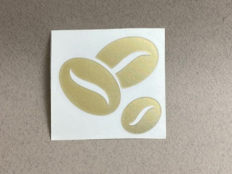 №15 Наклейка зерна большие (золото) Sticker, Art Blong — картинка 2