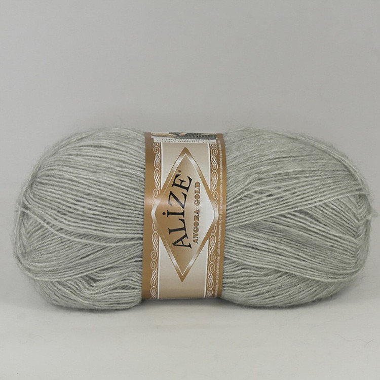 Пряжа ALIZE Angora Gold (881), меланж морская пена, 5 шт. по 100 г — картинка 2