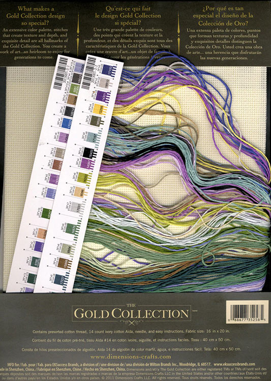 Набор для вышивания «Синицы и сирень» — картинка 8