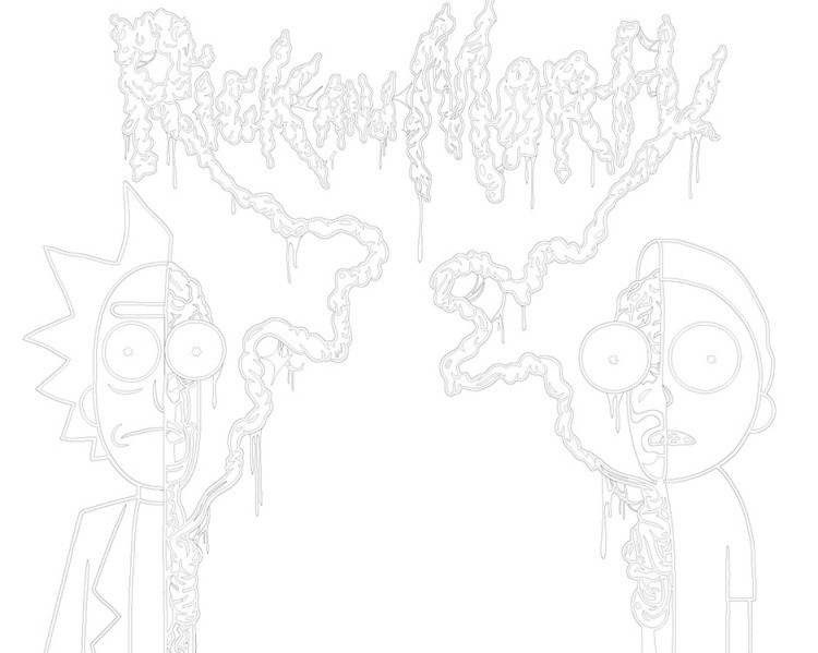 Картина по номерам «Рик и Морти Rick and Morty: Арт 40x50» — картинка 3