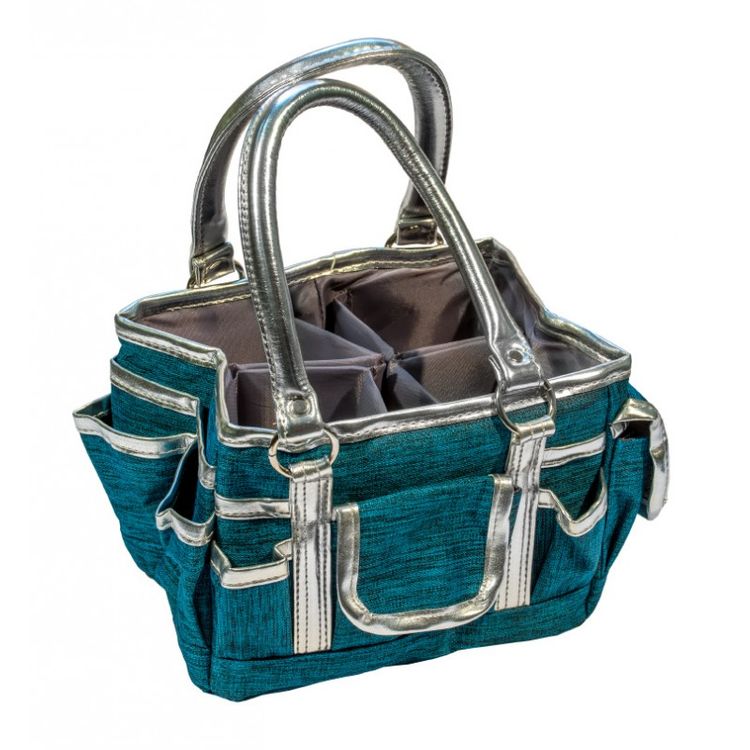 Сумка для рукоделия 15х15х20 см, цвет: синий — картинка 3