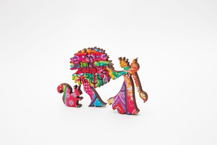 Деревянные пазлы DAVICI «Иван Царевич и серый волк 180 деталей» — картинка 6