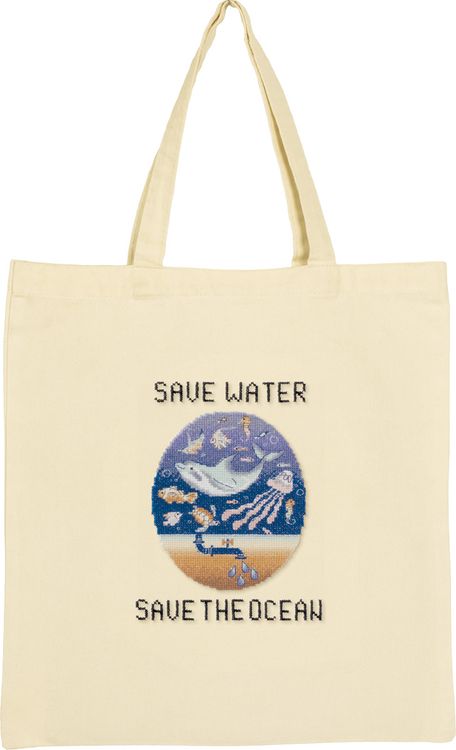 Набор для вышивания «Сохраним планету. Закрой кран - сбереги океан» — картинка 3