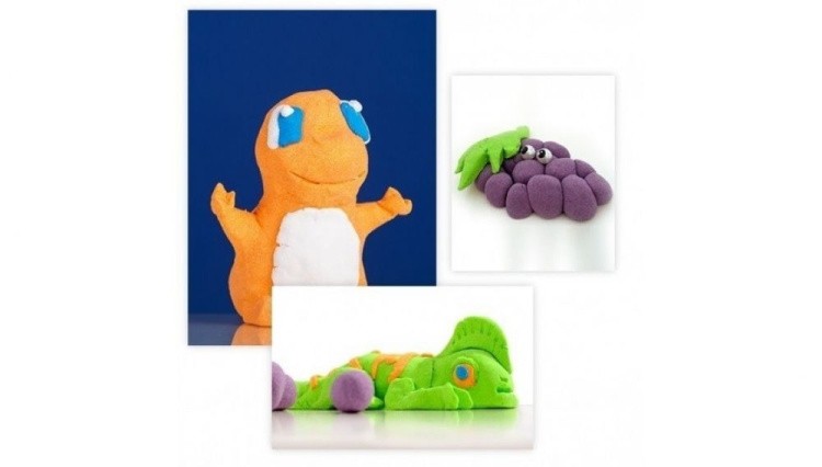 Кинетический пластилин Zephyr, оранжевый — картинка 3