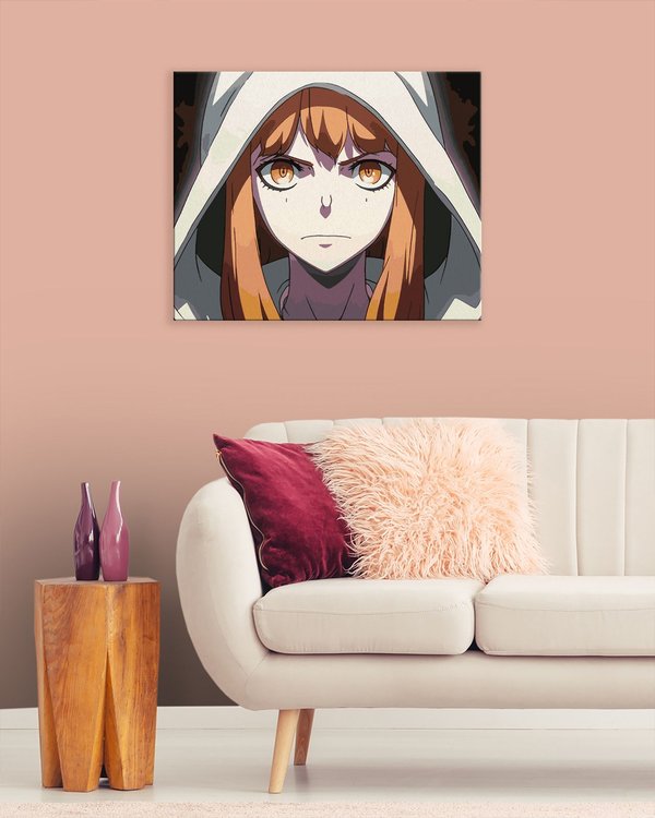 Картина по номерам «Рыжий аниме парень колдун» — картинка 3