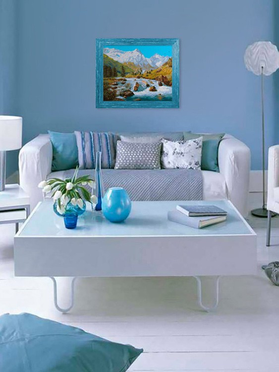 Картина по номерам «Горные ручьи Кавказа» — картинка 8