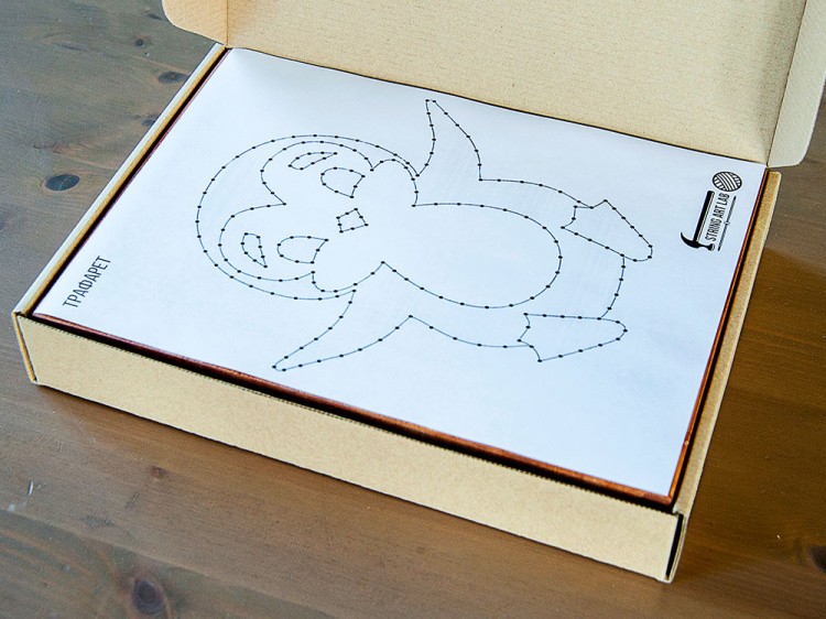 Набор для творчества STRING ART «Пингвин» — картинка 3