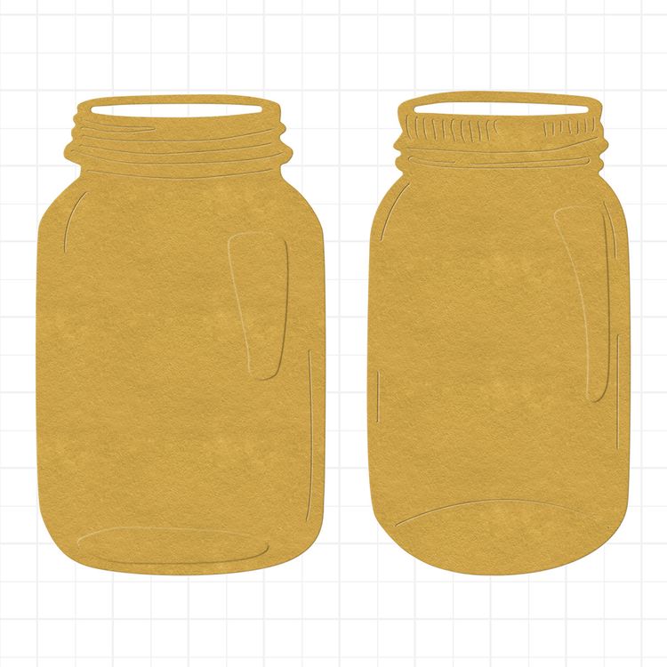 Набор ножей для вырубки «Баночки», 7,7x6,6 см, 2 шт., Mr.Painter — картинка 2