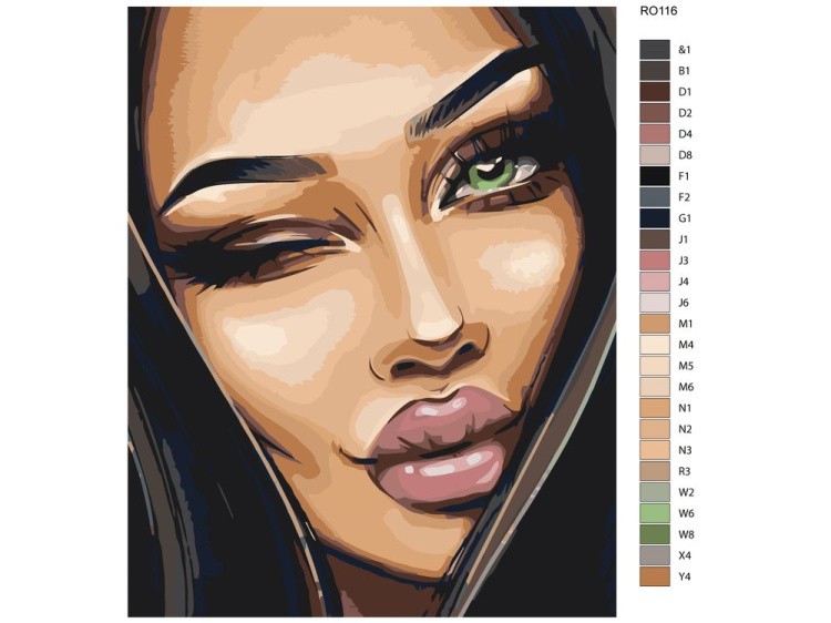 Картина по номерам «Заманчивая» — картинка 2