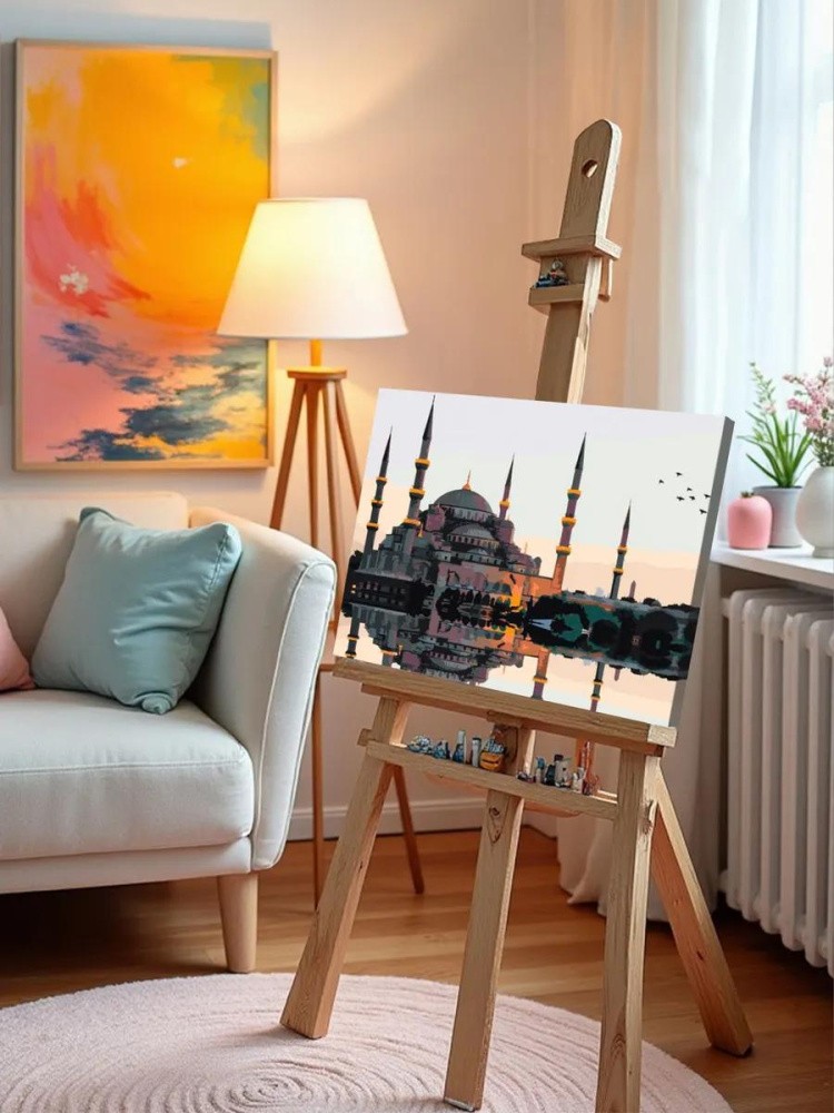 Картина по номерам «Голубая мечеть (Султанахмет) в Стамбуле» — картинка 10