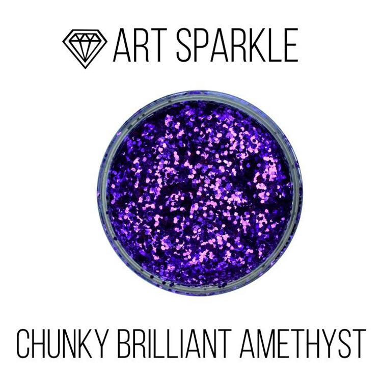 Глиттер крупный Chunky Brilliant Amethyst, 50 г, Craftsmen.store