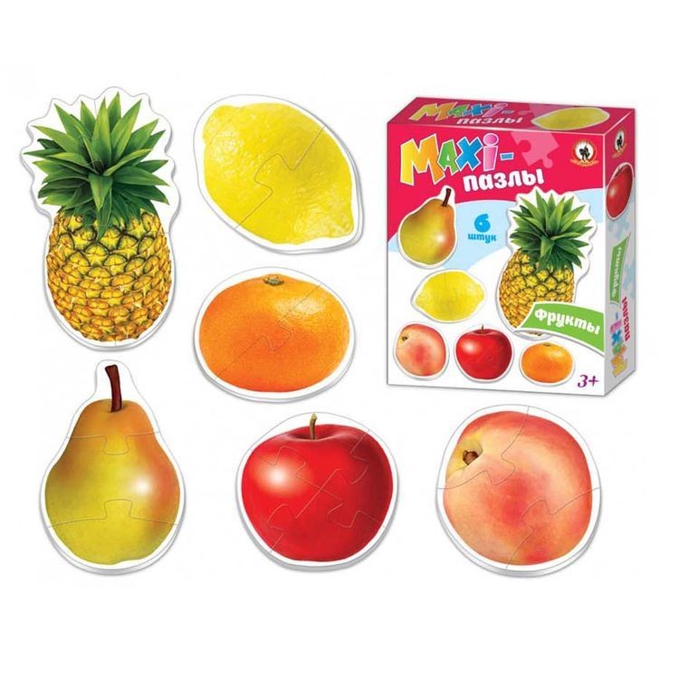 MAXI-пазлы «Фрукты в корзине» — картинка 2