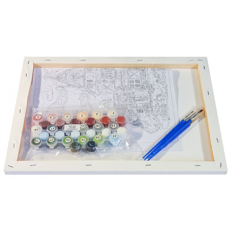 Картина по номерам «Домик для гномика» — картинка 3