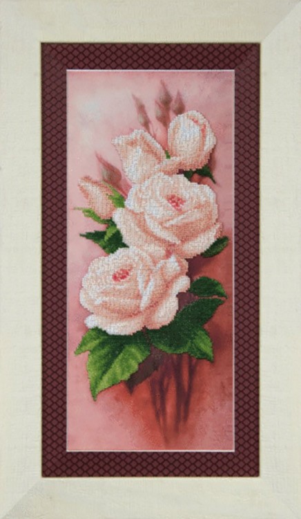 Набор для вышивки бисером «Чайные розы»