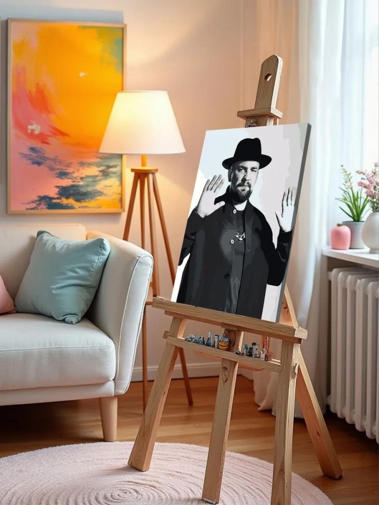 Картина по номерам «Рэпер Баста Василий Вакуленко 15» — картинка 9