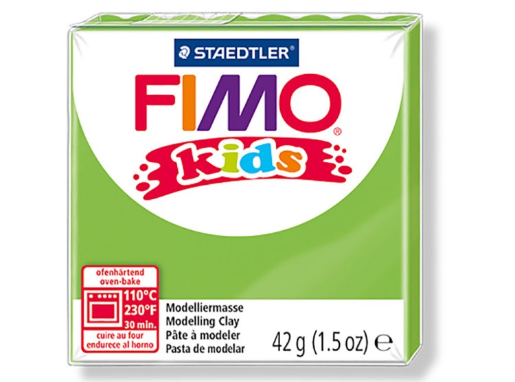 Полимерная глина FIMO Kids, цвет: св.зеленый, 42 г