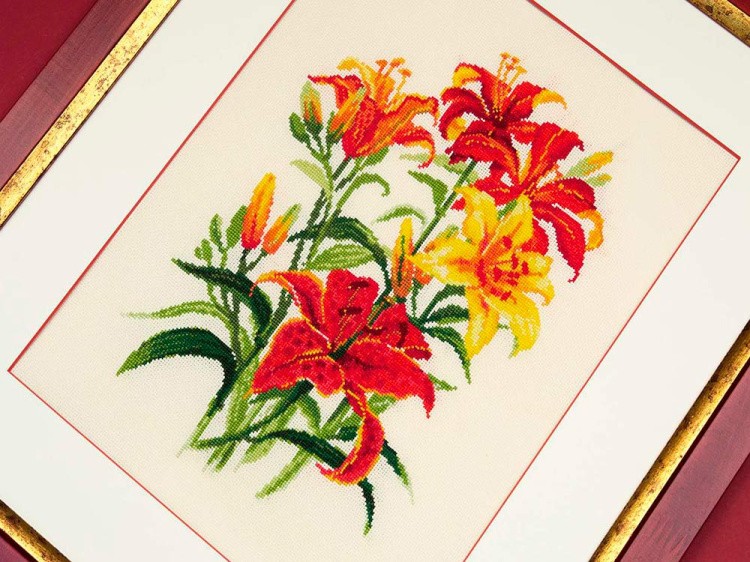 Набор для вышивания «Солнечные лилии» — картинка 4