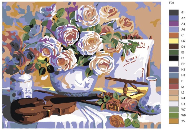 Картина по номерам «Вдохновение» — картинка 2