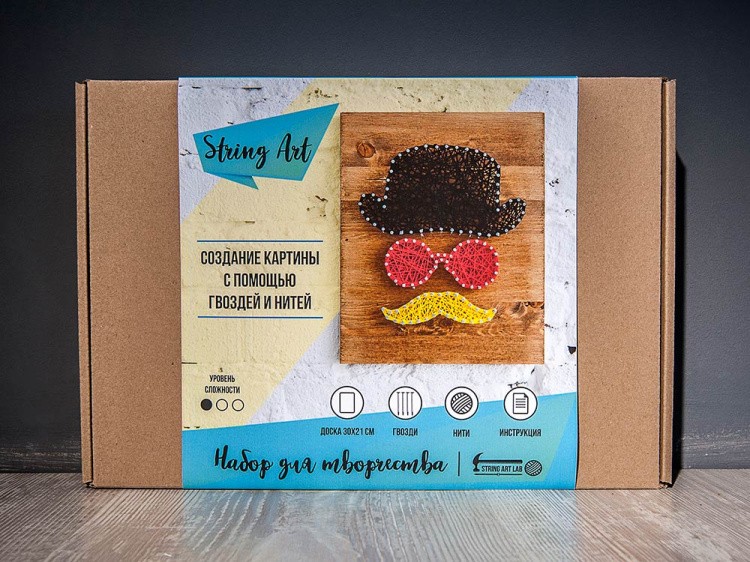 Набор для творчества STRING ART «Шляпник» — картинка 2