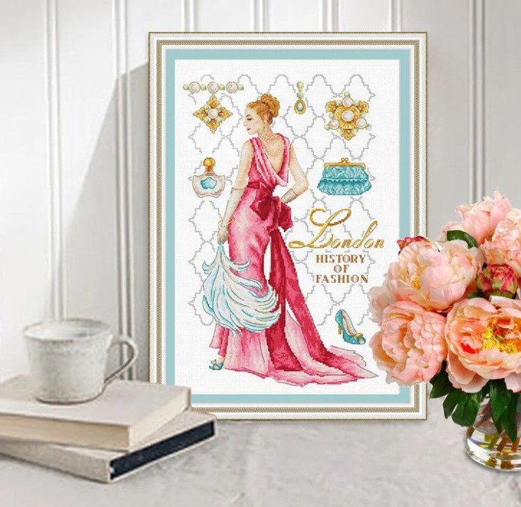 Набор для вышивания «История моды. Лондон» — картинка 5