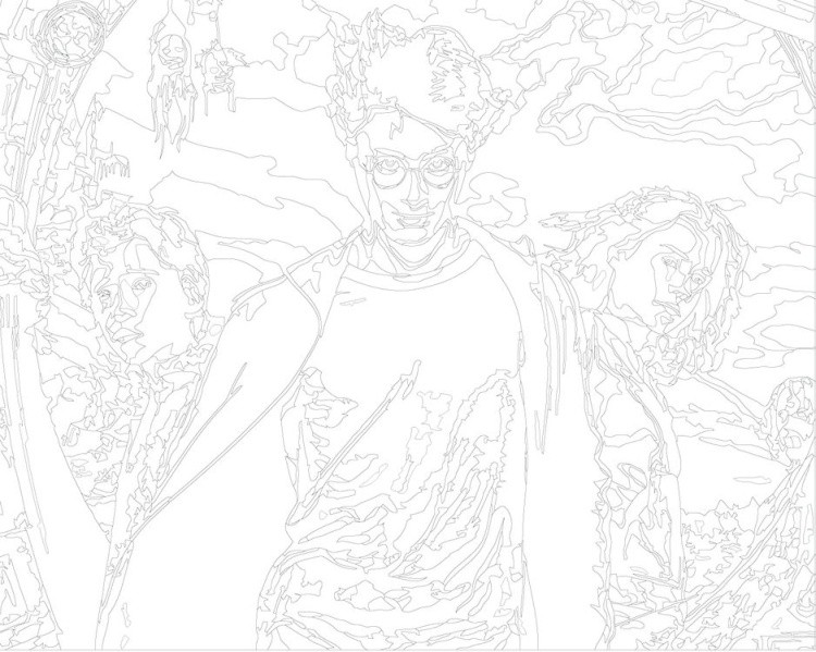 Картина по номерам «Гарри Поттер: Постер» — картинка 3