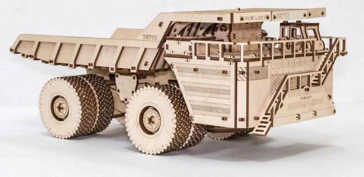 Конструктор из дерева «BELAZ 75710», Eco Wood Art — картинка 4