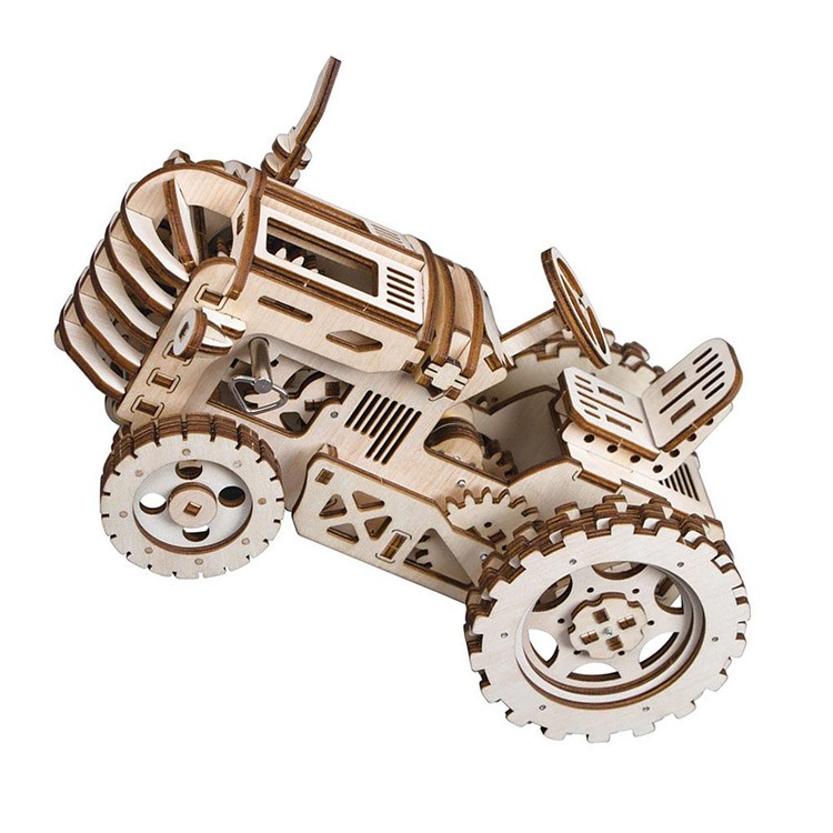 Деревянный конструктор Трактор, 135 элементов — картинка 7