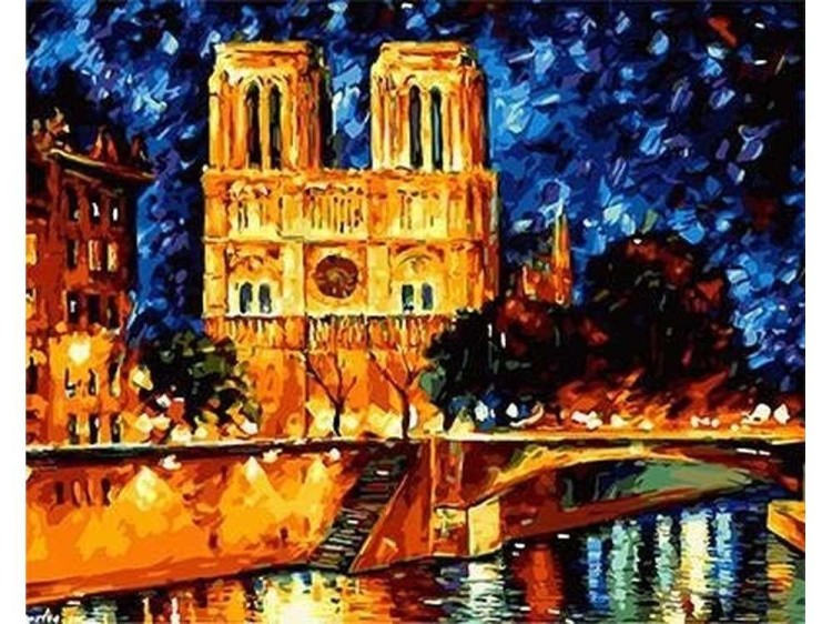 Картина по номерам «Собор Парижской Богоматери» — картинка 2