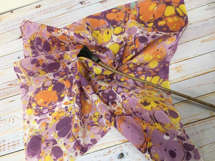 Краска для эбру лиловая 30 мл, Amazing Color — картинка 3