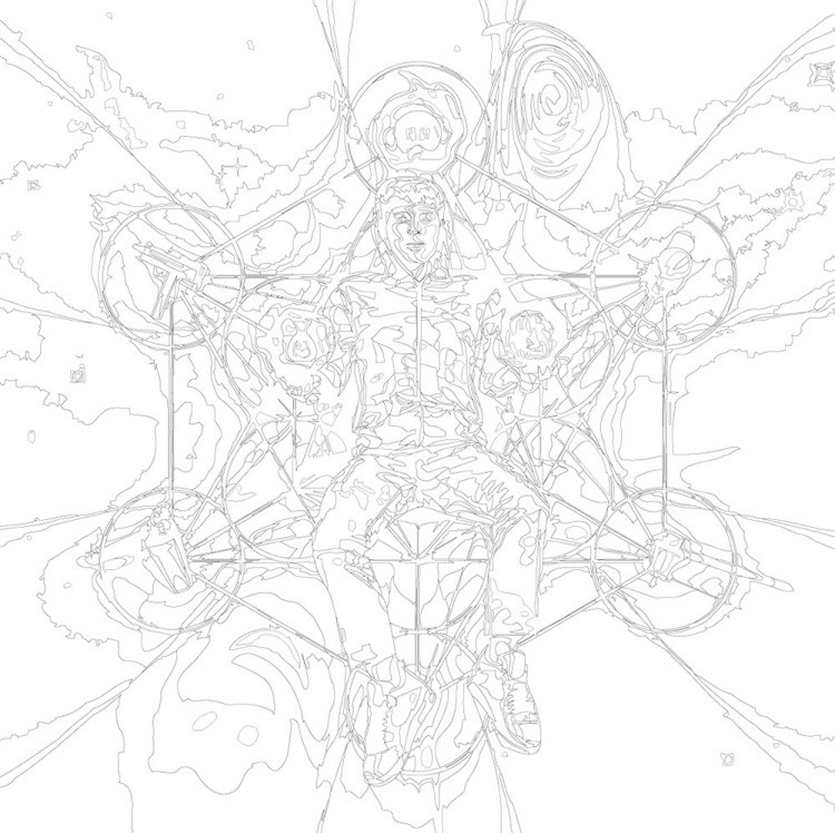 Картина по номерам «Рэпер Toxis Токсис: альбом MIND UP!» — картинка 3