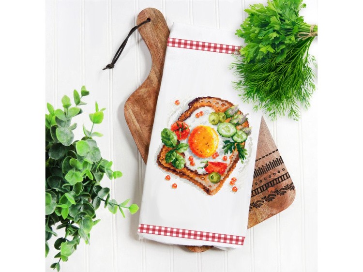 Набор для вышивания «Тост с яичницей» — картинка 8