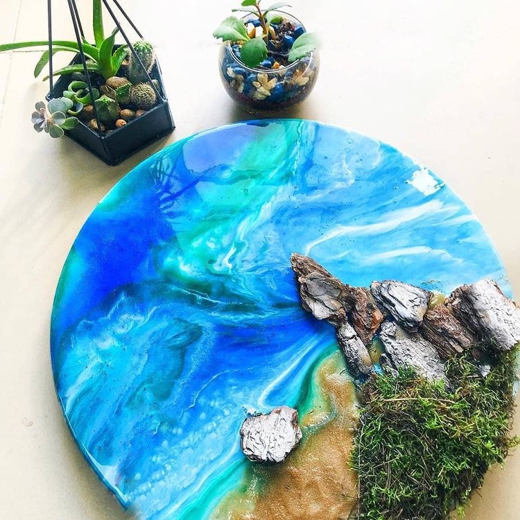 Прозрачная эпоксидная смола для рисования MixArt Resin, 7,5 кг, EpoximaxX — картинка 9