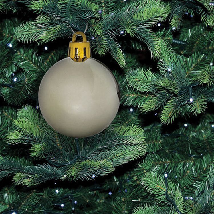 Набор украшений для ели, 43 предмета, цвет золото + перламутр — картинка 19