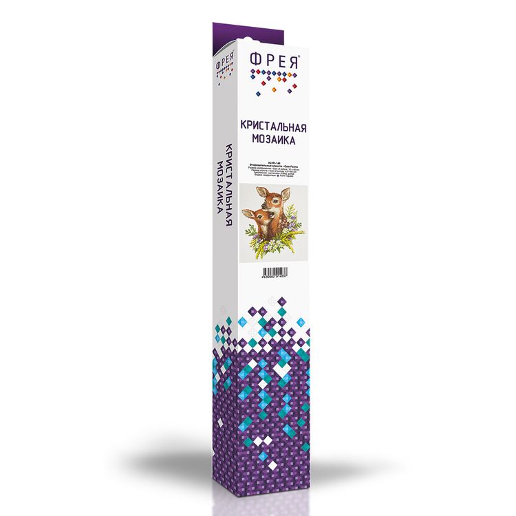 Алмазная вышивка «Очаровательные оленята» — картинка 3