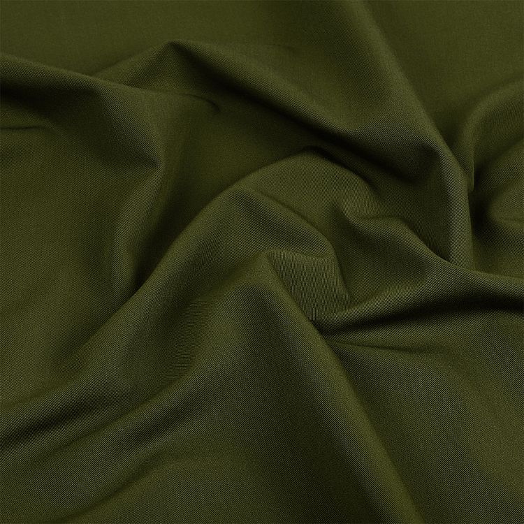 Ткань Костюмная Гальяно, 1 м х 150 см, 200 г/м², цвет: хаки, TBY — картинка 4