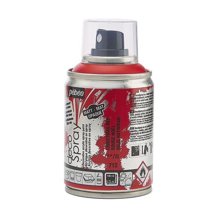 Краска на водной основе decoSpray, 093712 Красный рождественский — картинка 3
