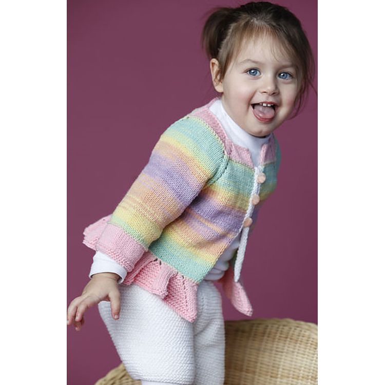 Пряжа ALIZE Baby wool batik design (3566), голубо-сиренево-белый, 5 шт. по 50 г — картинка 4