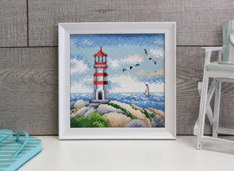 Алмазная вышивка «Полет над морем» — картинка 3