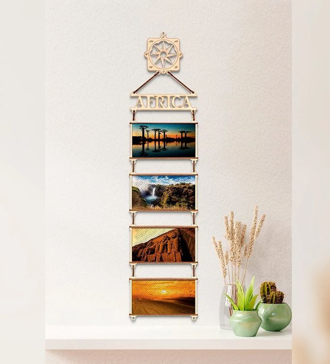 Деревянный пазл, двусторонний «Карта мира. Африка», Eco Wood Art — картинка 2