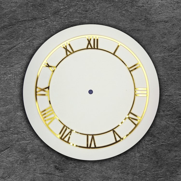 Зеркальный циферблат Золото №2, 25 см, Epoxy Master — картинка 2