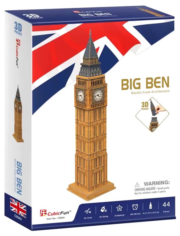 3D пазл CubicFun «Биг Бен» — картинка 3