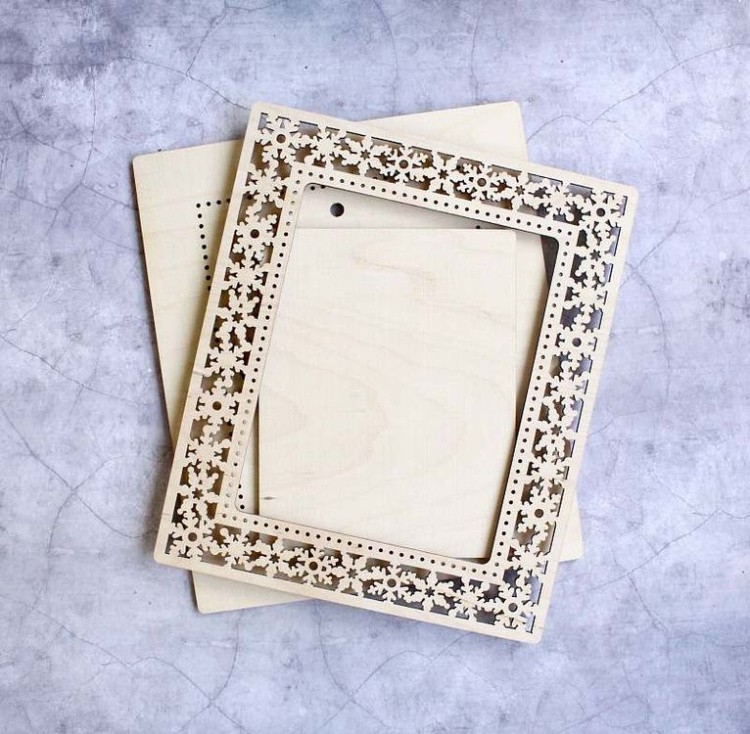 Рамка «Снежинка», малая, 10x13 см — картинка 2